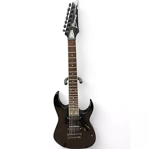 Used Ibanez RG7321 7 String Black Solid Body Electric Guitar Black