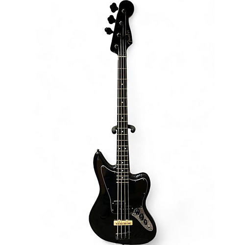 Used Fender FSR Blackout Jaguar Black Electric Bass Guitar Black
