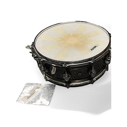 Used DW 5.5X14 Design Series Snare Silver Drum Silver 10