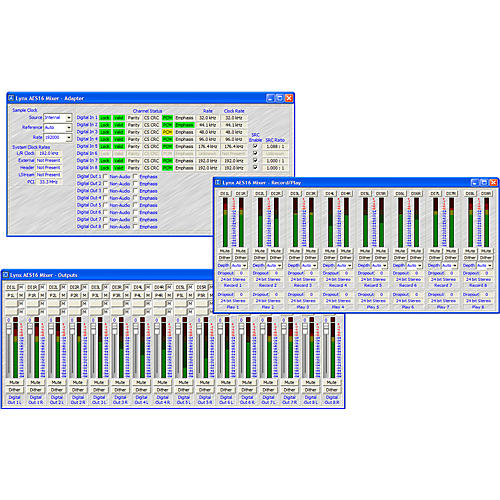 Lynx AES16e PCI Express Card