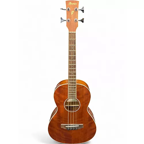 Used Ibanez PNB14E Natural Acoustic Bass Guitar Natural