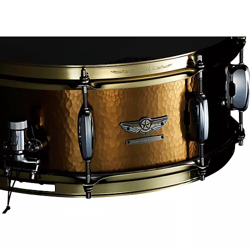 TAMA STAR Reserve Hand Hammered Brass Snare Drum 14 x 5.5 in.