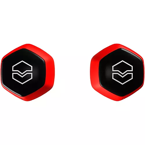 V-MODA Hexamove Lite True Wireless Earbuds Red