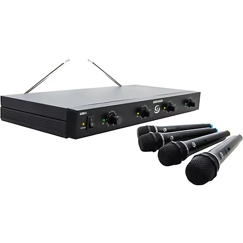 Gem Sound GMW-4 Quad-Channel Wireless Mic System EF