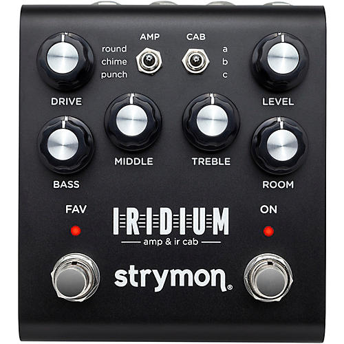 Strymon Iridium Amp and IR Cab Simulator Effects Pedal Black