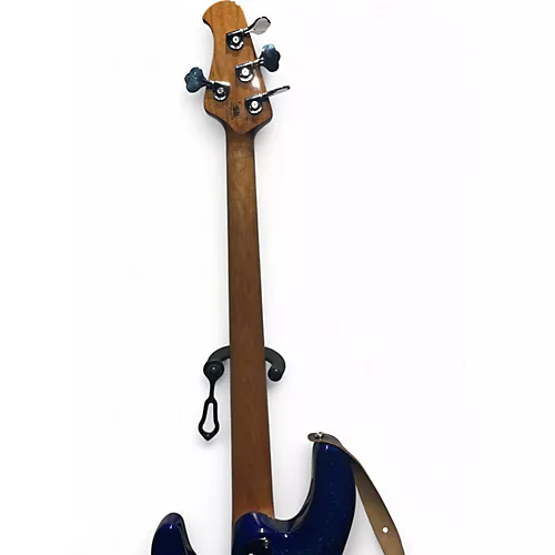 Used Ernie Ball Music Man StingRay Special H Blue Electric Bass Guitar Blue