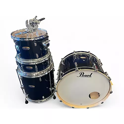 Used Pearl 4 Piece Decade Maple Blue Burst Drum Kit Blue Burst