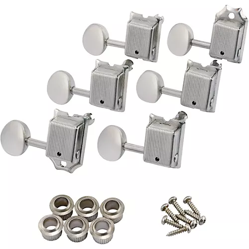 Fender Road Worn Guitar Machine Heads Nickel