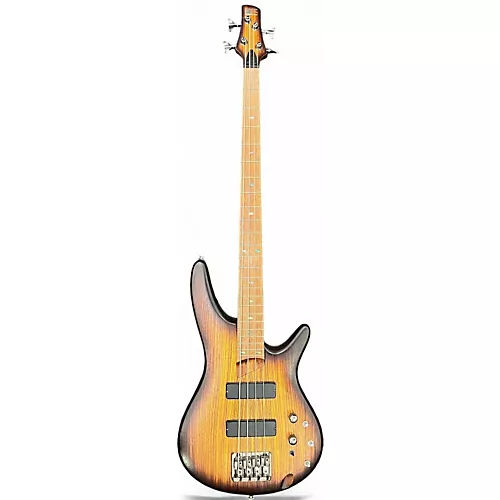 Used Ibanez SR500ZW Sunburst Electric Bass Guitar Sunburst