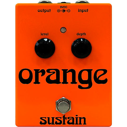 Orange Amplifiers Sustain Effects Pedal Orange