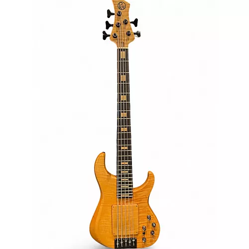 Used Prat CLASSIC II 5 STRING Natural Electric Bass Guitar Natural