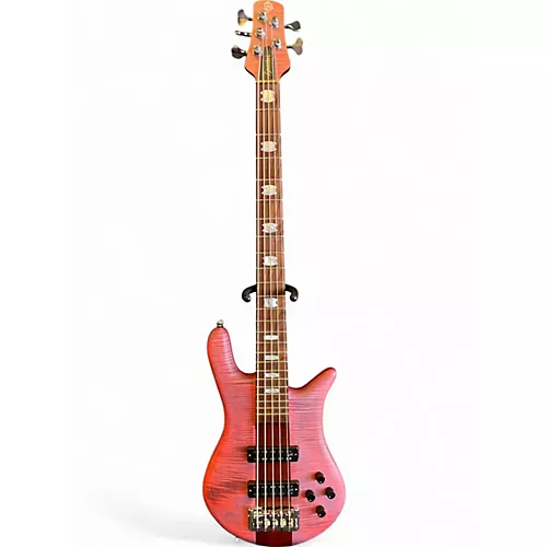 Used Spector  Euro 5 RST sundown glow Electric Bass Guitar sundown glow