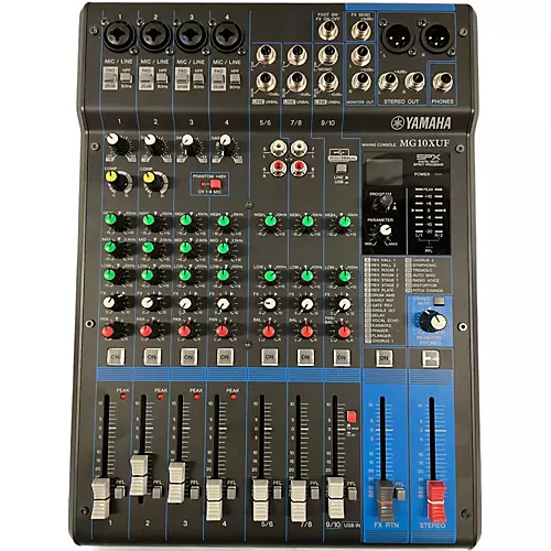 Used Yamaha MG10XUF Unpowered Mixer