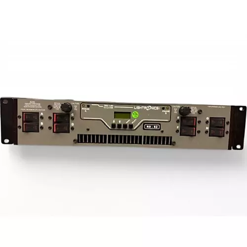 Used Lightronics RD82DP 8 CH 19200W 80AMP ED DUP RKMT DIMMER Lighting Controller