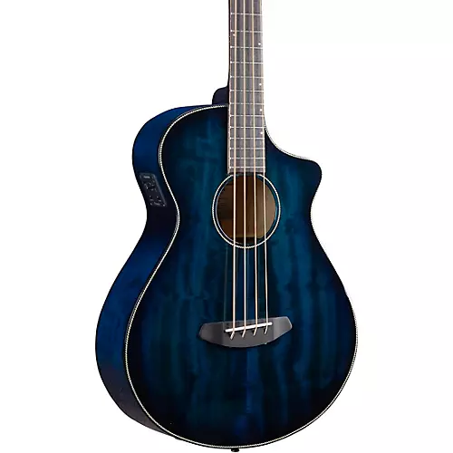 Breedlove Pursuit Exotic S Concert CE Myrtlewood Acoustic-Electric Bass Twilight Burst