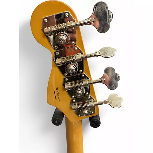 Used Fender Vintera 60s Jazz Bass Gold Electric Bass Guitar Gold