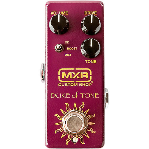 MXR Duke of Tone Overdrive Effects Pedal Purple