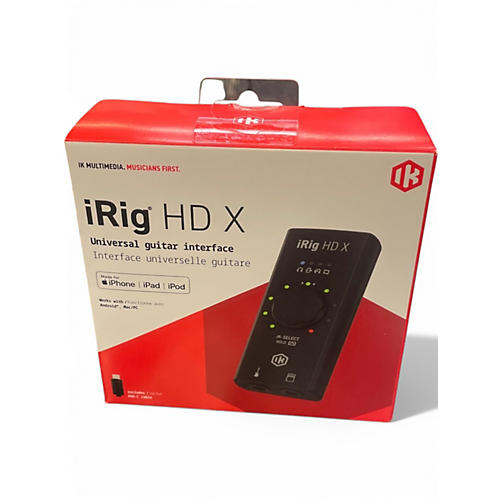 Used IK Multimedia iRIG HDX Audio Interface