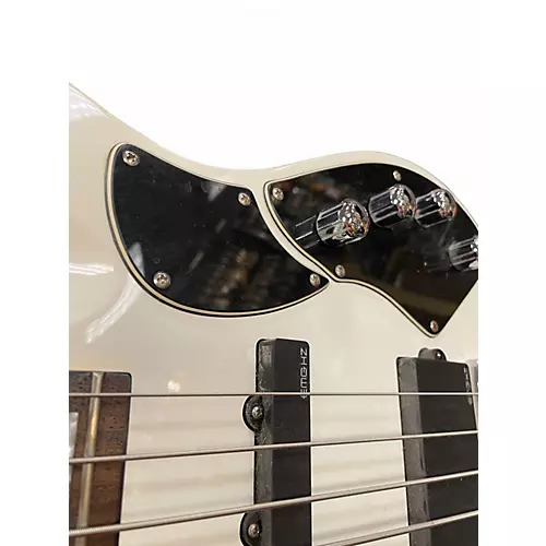 Used Schecter Guitar Research Stargazer 4 Gloss White Electric Bass Guitar Gloss White