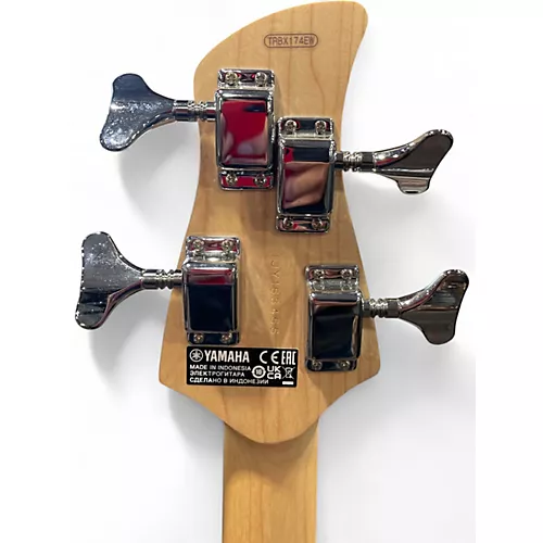 Used Yamaha TRBX174EW Natural Electric Bass Guitar Natural