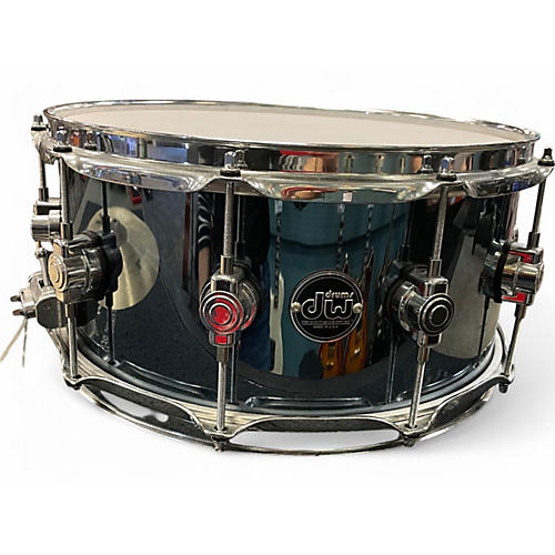 Used DW 14X6.5 Performance Series Snare BLUE Drum BLUE 213