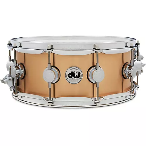 DW Collector's Series 3 mm Brushed Bronze Snare Drum 14 x 5.5 in.