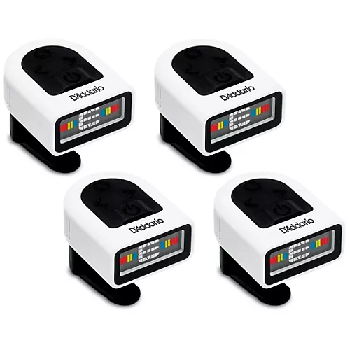 D'Addario NS Micro Headstock White Tuner 4 Pack