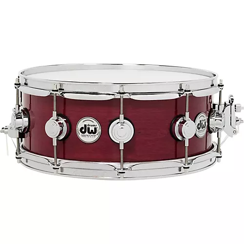DW Collector's Series Purpleheart Lacquer Custom Snare Drum With Chrome Hardware 14 x 6.5 in.