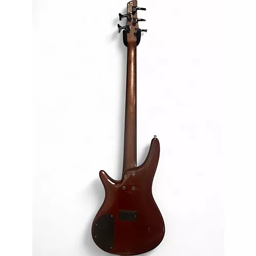 Used Ibanez SR505 5 String Walnut Electric Bass Guitar Walnut