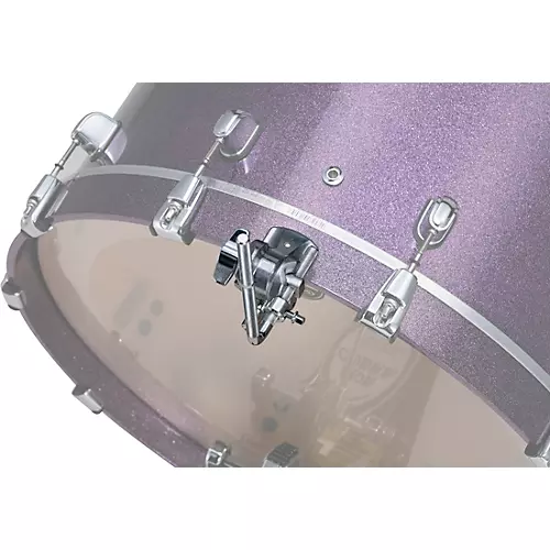 TAMA Cowbell Holder on Bass Drum