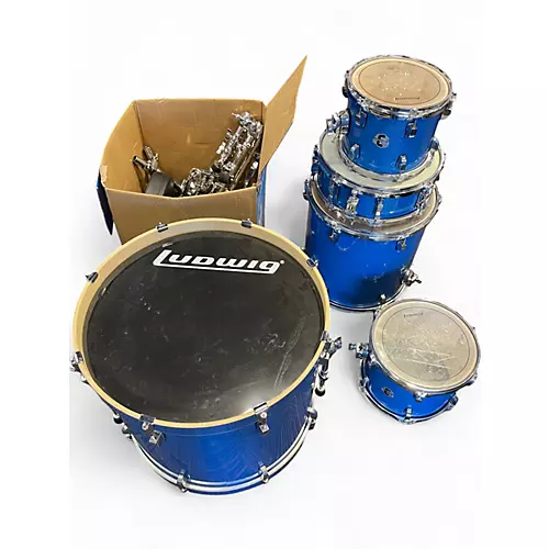Used Ludwig 12in Element Evolution Blue Drum Blue 30