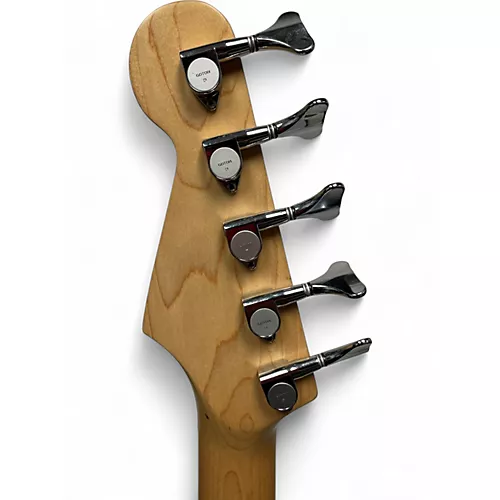 Vintage 1992 Fender Jazz Bass Plus V Black Electric Bass Guitar Black