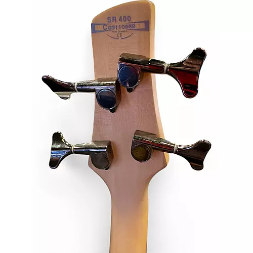 Used Ibanez SR400NT Natural Electric Bass Guitar Natural