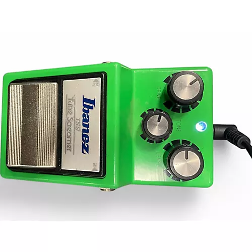 Used Ibanez TS9 Keeley Baked Mod White LED Effect Pedal