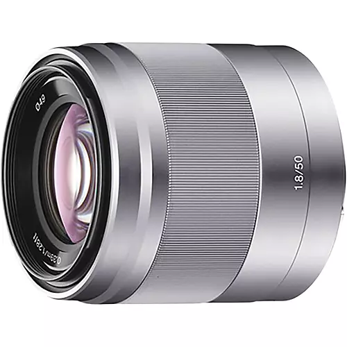 Sony FE 50 mm F1.8 Full-frame Standard Prime Lens (Silver)