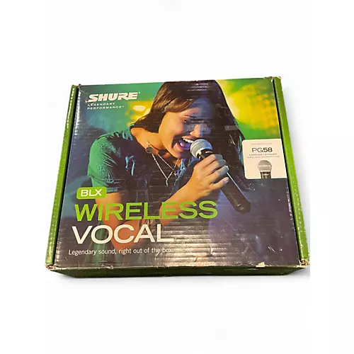 Used Shure BLX24/PG58 Handheld Wireless System