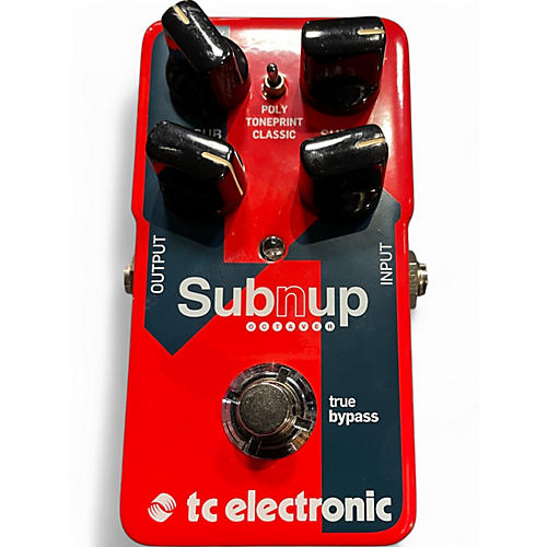 Used TC Electronic Sub N Up Octaver Effect Pedal