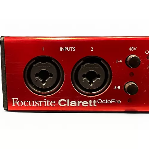 Used Focusrite CLARETT OCTOPRE Audio Interface