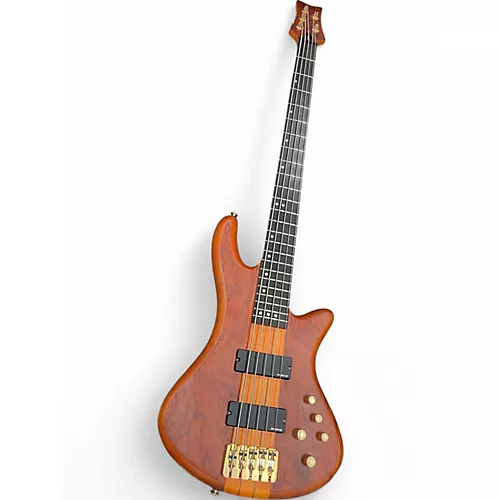 Used Schecter Guitar Research Diamond series Stiletto Studio honey satin Electric Bass Guitar honey satin