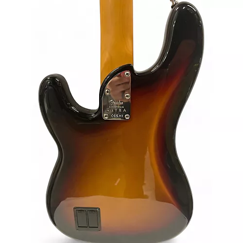 Used Fender American Ultra Precision Bass 3 Color Sunburst Electric Bass Guitar 3 Color Sunburst