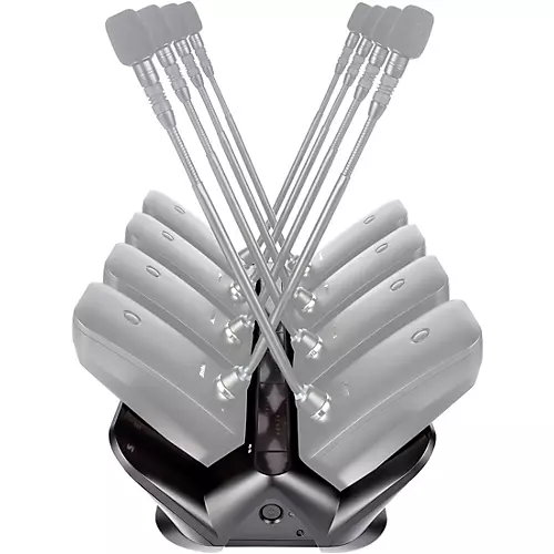 Shure SBC850 8-Bay Networked Docking Station for ULXD6 and ULXD8 transmitters