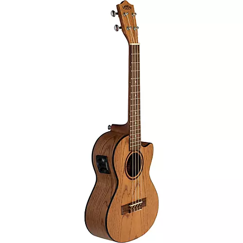 Lanikai Oak Acoustic-Electric Tenor Ukulele With Cutaway Natural