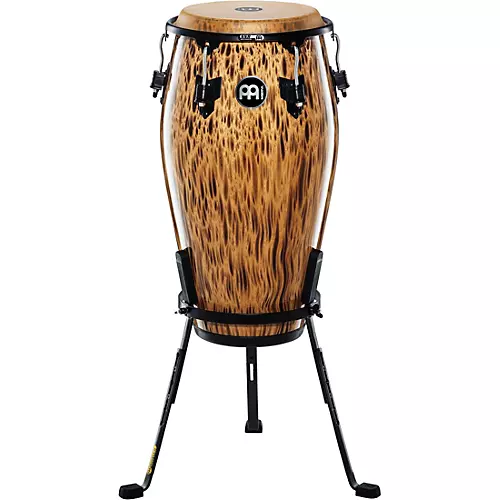 MEINL 30th Anniversary Edition Marathon Classic Series Conga with Steely II Stand Leopard Burl 11.75