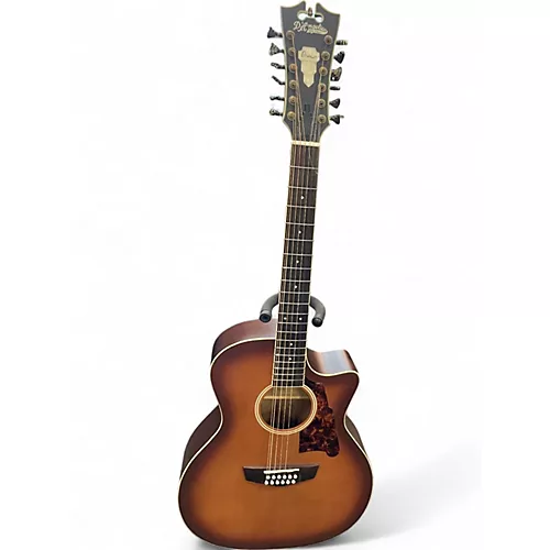 Used D'Angelico Premier Fulton Caramel Burst 12 String Acoustic Electric Guitar Caramel Burst
