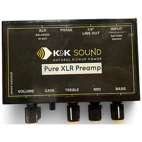 Used K&k Sound Pure XLR Preamp Guitar Preamp