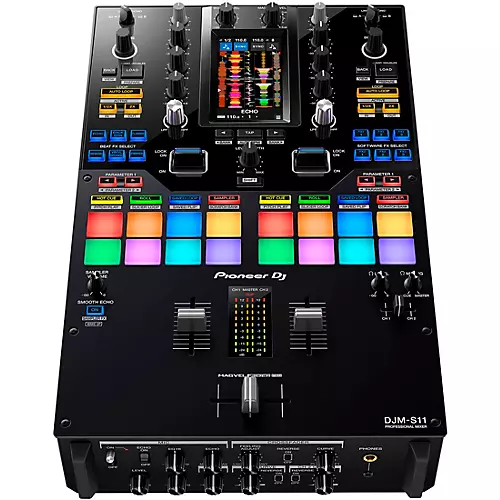 Pioneer DJ DJM-S11 2-Channel Battle Mixer for Serato DJ & rekordbox With Performance Pads