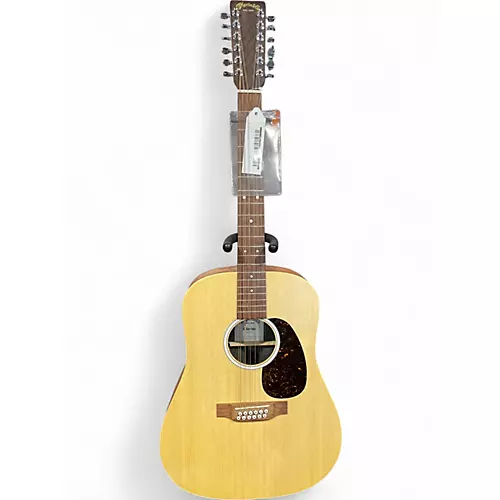 Used Martin D-X2 Natural 12 String Acoustic Electric Guitar Natural