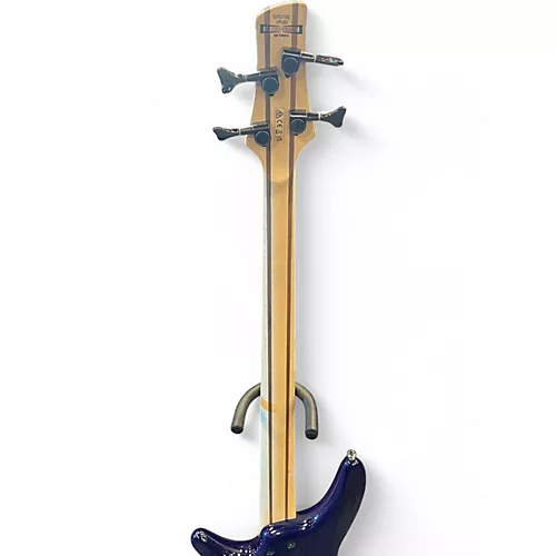 Used Ibanez SR370EF Blue Electric Bass Guitar Blue