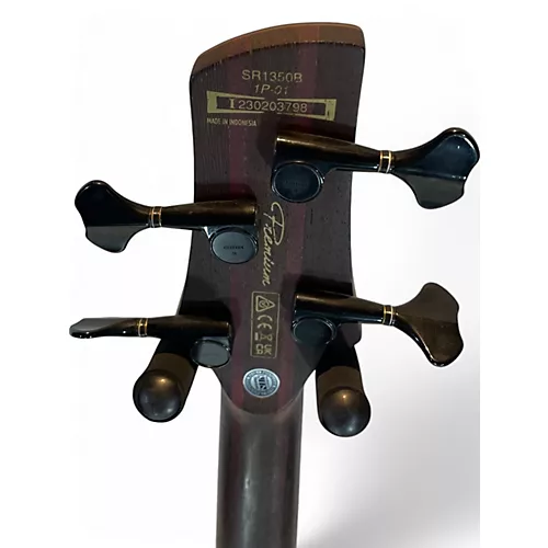 Used Ibanez SR1350B Walnut Electric Bass Guitar Walnut