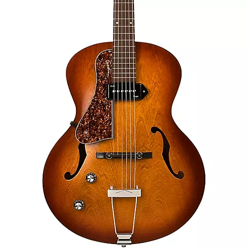Godin Left-Handed 5th Avenue Kingpin P90 ElectrIc Guitar Cognac Burst